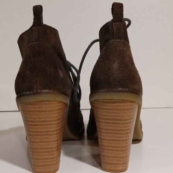 Kelsey Dagger Charlot brown suede ankle boots 8.5 - Picture 4 of 10